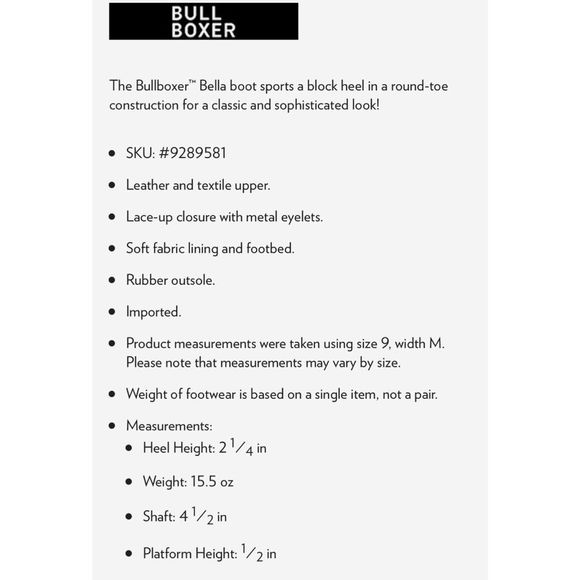 Bullboxer Block Heel Bella Bootie in Cognac sz 10 - Picture 13 of 14